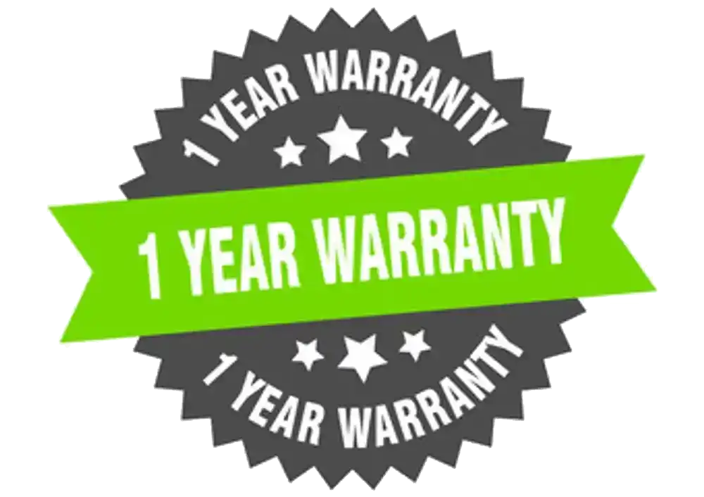 1 Year Warranty